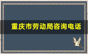 重庆市劳动局咨询电话