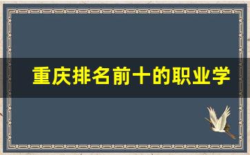 重庆排名前十的职业学院