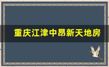 重庆江津中昂新天地房价多少