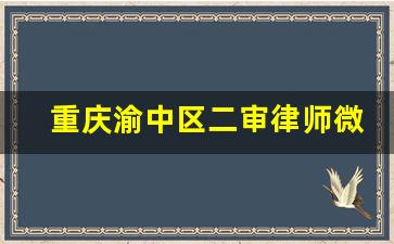 重庆渝中区二审律师微信咨询官司_找律师