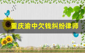 重庆渝中欠钱纠纷律师咨询免费_别人欠钱不还属于什么纠纷