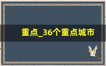 重点_36个重点城市