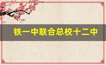 铁一中联合总校十二中分校_十二中联办班脱离铁一