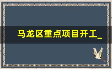 马龙区重点项目开工_马龙区2023年重大项目