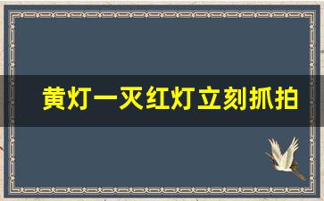 黄灯一灭红灯立刻抓拍吗_黄灯2秒时冲过去算不算闯红灯